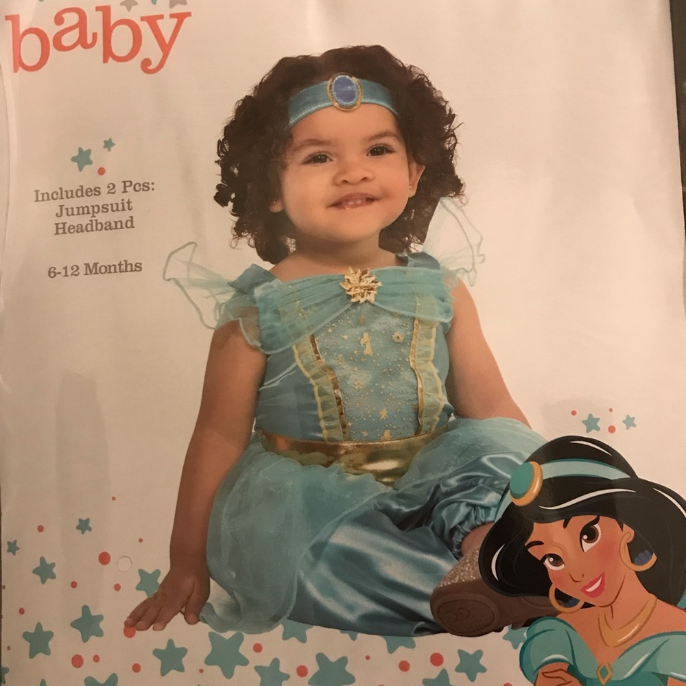 Baby girls jasmine costume